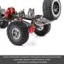sjlerst Aluminium Alloy RC Car Front Bumper, Durable RC Bumper, RC Model Part for Axial SCX10 1/10 Remote Control Crawler sjlerst Aluminium Alloy RC Car Front Bumper, Durable RC Bumper, RC Model Part for Axial SCX10 1/10 Remote Control Crawler