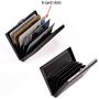 RFID Credit Card Holder for Women and Men, Stainless Steel Credit Card Wallet for Holding Debit Card and ID Card (add 5PCS Card Slots)