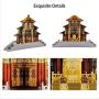 Microworld J060 Beijing Temple of Heaven Model Building Kits Toys Famous Architecture DIY 3D Metal Puzzle Jigsaw Laser Cut Brain Teaser Puzzles