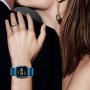 Joyozy Stainless Steel Bands Compatible with Fitbit Versa/Versa Special Edition/Fitbit Versa Lite/Fitbit Versa 2 Smart Watch,Classic Wristband Metal Bracelet Replacement for Women Men Marina Blue
