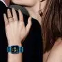 Joyozy Stainless Steel Bands Compatible with Fitbit Versa/Versa Special Edition/Fitbit Versa Lite/Fitbit Versa 2 Smart Watch,Classic Wristband Metal Bracelet Replacement for Women Men Marina Blue