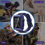 Metal Case for Apple Watch 42mm 44mm Series 6 SE 5 3 Bumper Case with Band Built-in Tempered Glass for iWatch 38mm 40mm Series 4 2 Full Protective Cover with Straps Screen Protector