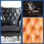 60 Pieces Crystal Upholstery Nails Crystal Upholstery Buttons Crystal Upholstery Tacks Clear Crystal Head Decorative Push Pins Imitate Diamond Buttons for Sewing DIY Decor (20 mm)