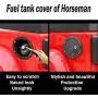 RT-TCZ Locking Gas Cap Cover Fuel Filler Tank Door Accessories for 2007-2017 Jeep Wrangler JK & Unlimited Sport Rubicon Sahara RT-TCZ Locking Gas Cap Cover Fuel Filler Tank Door Accessories for 2007-2017 Jeep Wrangler JK & Unlimited Sport Rubicon Sahara