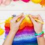 Ergonomic Crochet Hooks with Long Comfortable Handle, 30pcs Crochet Hooks Set with Case & Accessories