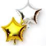 18'' Star Balloons Foil Balloons Mylar Balloons Party Decorations Balloons, Silver, 10 Pieces