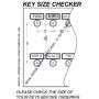 Key Rack, Key Holder #55MCN, Extra Space 55 Bolted Metal Hooks with Customize Name Plate, (60 Set of Tag & Ring Included) - Made in USA