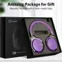COWIN E7 Active Noise Cancelling Headphones Bluetooth Headphones with Microphone Deep Bass Wireless Headphones Over Ear, Comfortable Protein Earpads, 30 Hours Playtime for Travel/Work, Purple COWIN E7 Active Noise Cancelling Headphones Bluetooth Headphones with Microphone Deep Bass Wireless Headphones Over Ear, Comfortable Protein Earpads, 30 Hours Playtime for Travel/Work, Purple