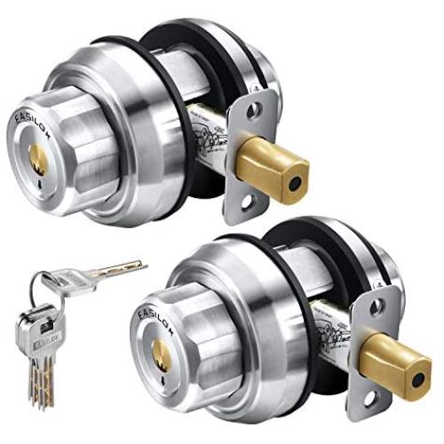 Twist to Lock deadbolt lock keyless,Twin-Lock keyed alike with 10keys,Lathe Finish after 304 Stainless Steel Casting Front Door Lock, Single Cylinder Deadbolt and Door Knob with Keyless Locking Design Twist to Lock deadbolt lock keyless,Twin-Lock keyed alike with 10keys,Lathe Finish after 304 Stainless Steel Casting Front Door Lock, Single Cylinder Deadbolt and Door Knob with Keyless Locking Design