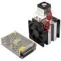 DC 12V 5A Semiconductor Refrigerator Thermoelectric Cooler Thermoelectric Peltier DIY Mini Fridge with Fan(#2:Cooler+Power Supply)