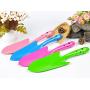 Annymall Mini Colorful Metal Garden Hand Shovel, Flower Soil Planting Digging Transplanting Light Duty Tools for Women, Men, Seniors with Arthritis - 4 Pieces Set (Random Color)