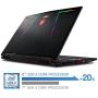 MSI GE63 Raider RGB-012 15.6'' 120Hz 3ms Performance Gaming Laptop GTX 1060 6G i7-8750H (6 Cores) 16GB 128GB SSD + 1TB Per Key RGB KB, VR Ready, Metal Chassis, Windows 10 64 bit