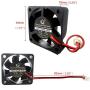 FZVAN 4Packs 40X40X10mm 4cm DC 12V Silent Computer Fan 40mm 4010 Case Fan for 3D Printer Reprap Prusa I3 2pin 6000 RPM