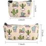 SUBANG 6 Pieces Pencil Case Pencil Bag Canvas Pencil Case Makeup Bag Cosmetic Bag