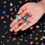 260 Pieces Valentines Day Sew on Gems Crystals Rhinestones Acrylic Diamond with Silver Prong Hole Flatback Claw Mix Color Shape and Size for DIY Crafts Clothes Shoes Bag 260 Pieces Valentines Day Sew on Gems Crystals Rhinestones Acrylic Diamond with Silver Prong Hole Flatback Claw Mix Color Shape and Size for DIY Crafts Clothes Shoes Bag