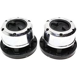 Locking Hub compatible with Suzuki Samurai 86-94 / Sidekick 89-98 Set of 2 26 Splines 6-Bolt All Metal Construction