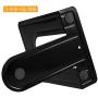 Bookends, Metal Bookends Book Ends for Office Nonskid Heavy Duty Book Ends for Shelves Black 6.69 x 4.9 x 4.3in, 5 Pair/10 Piece