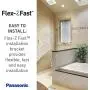 Panasonic FV-0811VFL5E WhisperFit EZ Retrofit Ventilation Fan with Light, 80 or 110 CFM