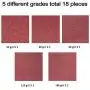 Aluminum Oxide Sanding Belts,3-Inch x 21-Inch 80/120/150/240/400 Assorted Grits (15 Pack)