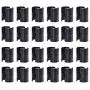 Wire Shelf Clips,36 Pairs 72 Pack,Wire Shelving Shelf Lock Clips for 1'' Diameter Post Shelving Sleeves,Plastic Shelving Split Sleeves