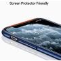 TORRAS Slim Fit Compatible for iPhone 11 Pro Max Case, Ultra Thin Lightweight Silky Smooth Touch Matte Finish Grip Hard Plastic Minimalist Compatible for iPhone 11 ProMax case, Navy Blue