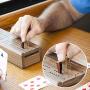 Mudder 24 Pieces Metal Cribbage Pegs Fit 1/8 Inch Holes in 4 Colors, Cribbage Pins with a Tapered Design for Cribbage Traditional Board Game