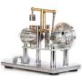 Sunnytech Hot Air Stirling Engine Motor Model Educational Toy Model (SC02)