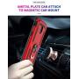 SUSAA Galaxy J7 2018 Case,Samsung Galaxy J7 Aero/J7 Top/J7 Crown/J7 Aura/J7 Refine/J7 Star/J7 Eon Case, 360 Degree Rotating Ring Holder Kickstand Case for Galaxy J7 2018 Red