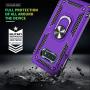 Galaxy S10E Case with HD Screen Protector, Gritup Military Grade 15ft. Drop Tested Cover with Magnetic Ring Kickstand Compatible with Car Mount Holder, Phone Case for Samsung Galaxy S10E Purple