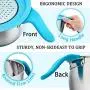 Stainless Steel Mixing Bowls with Lids, E-far Metal Mixing Bowl Set with 3 Graters, Long Handle, Pour Spout, Non-Slip Bottom & Stackable, Great for Cooking, Baking, Prepping, Set of 3 - 5/3/1.5 QT Stainless Steel Mixing Bowls with Lids, E-far Metal Mixing Bowl Set with 3 Graters, Long Handle, Pour Spout, Non-Slip Bottom & Stackable, Great for Cooking, Baking, Prepping, Set of 3 - 5/3/1.5 QT