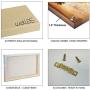 wall26 - Brown and Beige Painting - Canvas Art Wall Art - 24''x36''x3 Panels