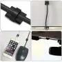 Akstore 100 PCS Adhesive Cable Clips Self-Adhesive Wire Clips Cable Wire Management Wire Cable Holder Clamps Cable Tie Holder for Car, Office and Home (Black) Akstore 100 PCS Adhesive Cable Clips Self-Adhesive Wire Clips Cable Wire Management Wire Cable Holder Clamps Cable Tie Holder for Car, Office and Home (Black)