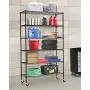 FDW 18x48x82 inch Wire Shelving Unit with Wheels Steel 6 Tier Heavy Duty Layer Rack Storage Metal Shelf Garage Organizer Wire Rack Shelves Adjustable Utility 2100 LBS Capacity,Black