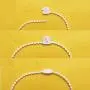 White Plastic Chain Connector for Beaded Chain for Roller Shades and Vertical Blinds (pack of 10) (chain not included) White Plastic Chain Connector for Beaded Chain for Roller Shades and Vertical Blinds (pack of 10) (chain not included)