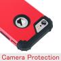 iPhone 6S Case, iPhone 6 Case, BENTOBEN 3 in 1 Hybrid Hard PC Soft Rubber Heavy Duty Rugged Bumper Shockproof Anti Slip Full-Body Protective Phone Case for 4.7 Inch Apple iPhone 6S/6, Black/Red
