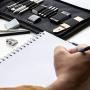 Brilliant Bee Professional Artist Sketch Kit, Graphite, Charcoal and More, 33 Total Pieces