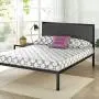 Zinus Korey 14'' Steel Platform Bed Frame with Upholstered Headboard and Wood Slat Support, Queen Zinus Korey 14'' Steel Platform Bed Frame with Upholstered Headboard and Wood Slat Support, Queen