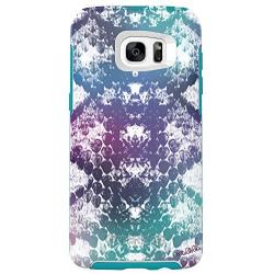 OtterBox SYMMETRY SERIES Case for Samsung Galaxy S7 Edge - Retail Packaging - UNDER MY SKIN (AQUA BLUE/LIGHT TEAL/GRAPHIC)