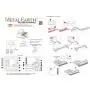 Metal Earth Fascinations Grand Piano 3D Metal Model Kit