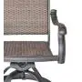 Patio Outdoor Santa Clara Swivel Rocker Dining Chairs Set of 4 Solid Cast Aluminum Furniture Dark Bronze Patio Outdoor Santa Clara Swivel Rocker Dining Chairs Set of 4 Solid Cast Aluminum Furniture Dark Bronze