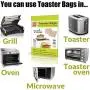 Grilled Cheese Toaster Bags Set of 3 - Non-stick Reusable Grill Cheese Tosta Bag - Toasted Sandwich Bags - Microwave Oven Toast Pouch - Toasta Maker - Toasting Toasters Sleeves by AZ-GRILL & kitchen Grilled Cheese Toaster Bags Set of 3 - Non-stick Reusable Grill Cheese Tosta Bag - Toasted Sandwich Bags - Microwave Oven Toast Pouch - Toasta Maker - Toasting Toasters Sleeves by AZ-GRILL & kitchen