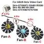 inRobert PLD09210S12HH Video Card Cooling Fan for ASUS Strix R9 390X 390 RX480 RX580 GTX 980Ti 1060 1070 1080 Graphic Card (Fan-C(4pin))
