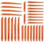 Luckyway 28-Piece Reciprocating Saw Blades Set, Sawzall Saw Blades Set, Pruner Saw Blades Set for Wood Metal Cutting Luckyway 28-Piece Reciprocating Saw Blades Set, Sawzall Saw Blades Set, Pruner Saw Blades Set for Wood Metal Cutting