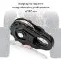 VGEBY1 RC Crawler Winch Snatch Block, Black Metal RC Car Parts Heavy Duty Winch Snatch Block for 1:10 RC Car