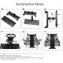 Lekufee Lightweight Aluminum Alloy Foldable Tablet Holder Mount for Mavic Mini/Mavic 2 Pro/Mavic 2 Zoom/Mavic Pro Platinum/Mavic Air/DJI Spark Remote Controller（not fit Mavic air 2