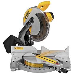 DEWALT 12-Inch Miter Saw, 15-Amp, Single Bevel, Compound (DWS715)