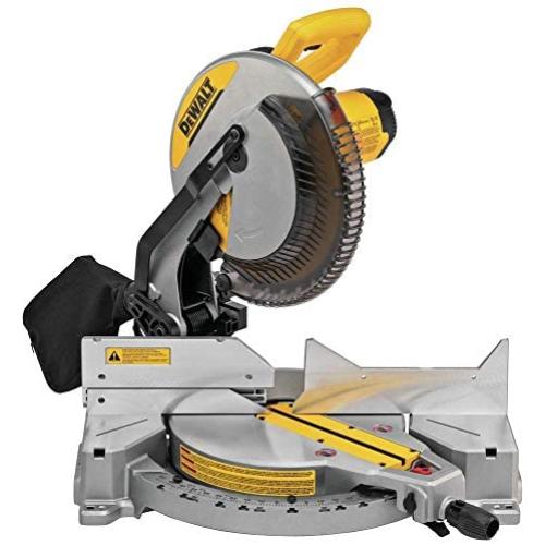 DEWALT 12-Inch Miter Saw, 15-Amp, Single Bevel, Compound (DWS715)