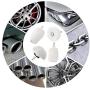 WTSCLS Polishing Wheel for Drill 4 Pack, Buffing Pads Wheel Polisher Kit with 1/4'' Hex Shafts for Dremel Tools