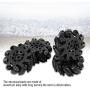 4 Pcs/Set Drive Wheel, Rubber Metal Left/Right Wheat Wheel Robot Kit Omnidirectional Wheels for RC Model Component Part Accessory