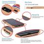 Dockem iPhone SE 2, iPhone 8/7 Wallet Case with Built-in Metal Plate for Magnetic Mounting & 2 Credit Card Holder Slots (M2, Khaki Tan, Exec Smooth Synthetic Leather)